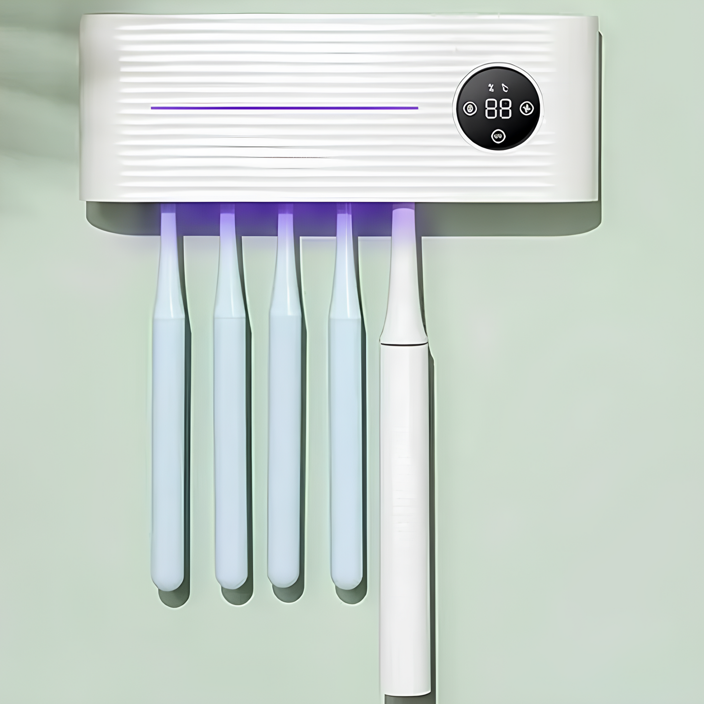 Shoptooly™ Wall Mounted  – Smart Toothbrush Cleaner