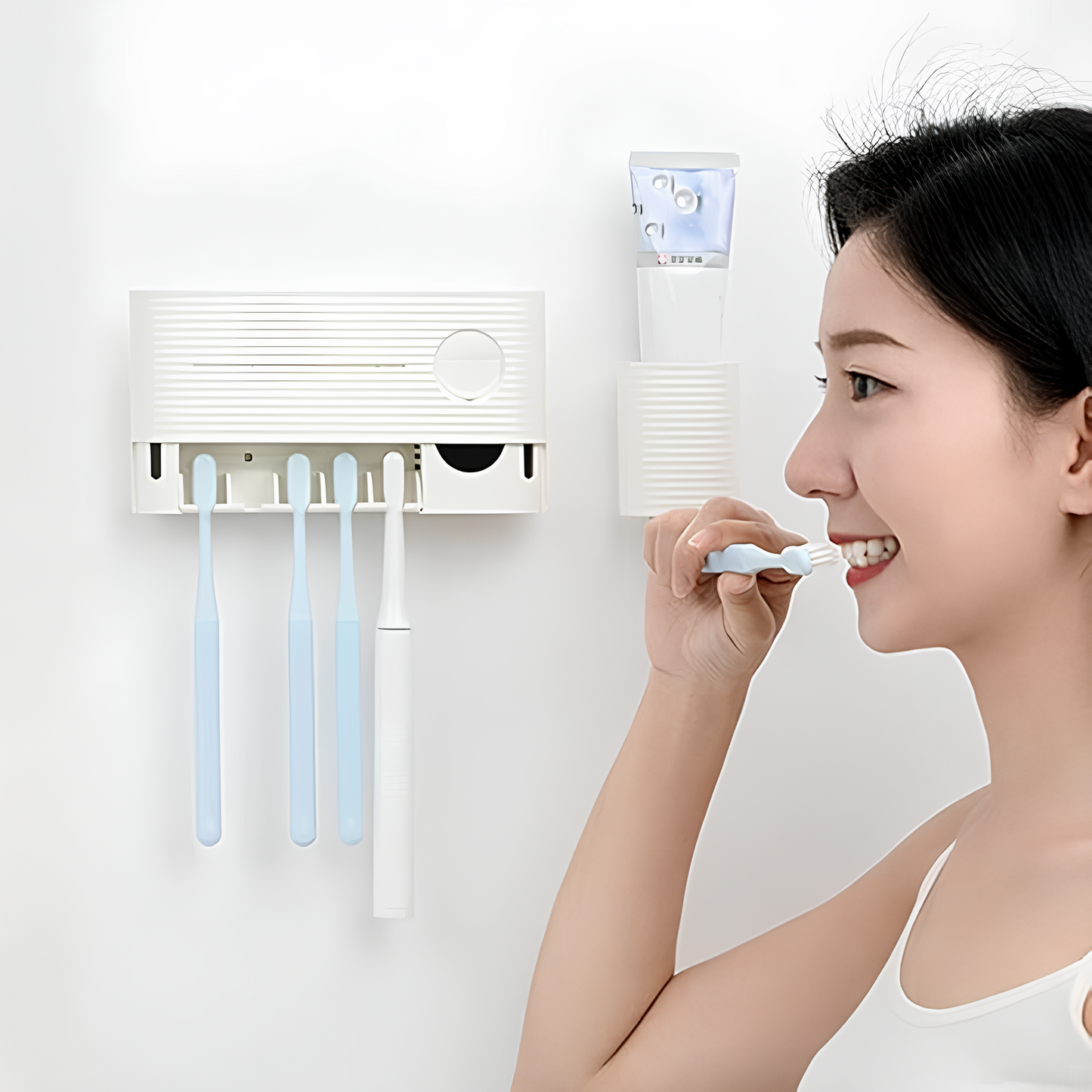 Shoptooly™ Wall Mounted  – Smart Toothbrush Cleaner