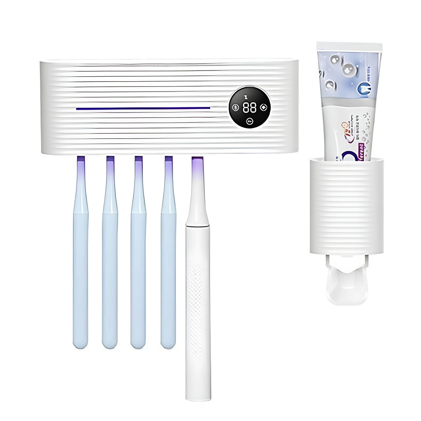 Shoptooly™ Wall Mounted  – Smart Toothbrush Cleaner