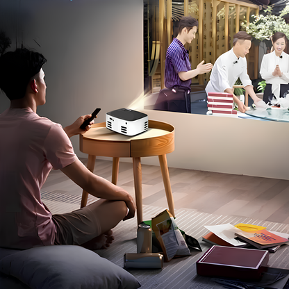 Shoptooly™ Outdoor Cinema – Compact Wireless Projector